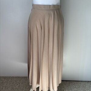 Chic Beige A-Line Women's Skirt